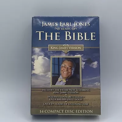 James Earl Jones Reads The Bible: New Testament KJV (2006) 14-Disc (missing 1-3) • $29.99