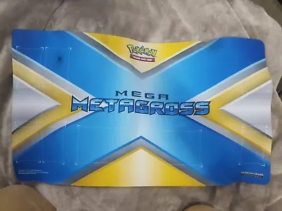 2014 Pokemon TCG Mega Metagross EX Premium 13-1/2  X 23-1/2  Rubber Play Mat • $8.55