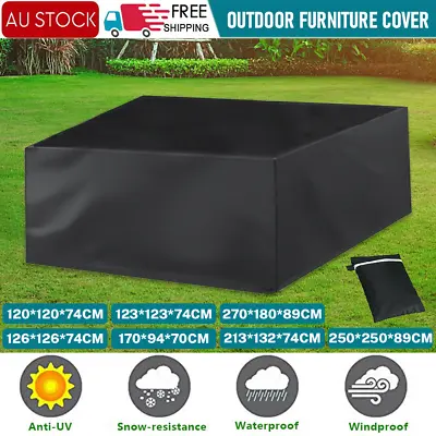 $12.69 • Buy Waterproof Outdoor Furniture Cover Garden Patio Rain UV Table Protector Sofa AUS