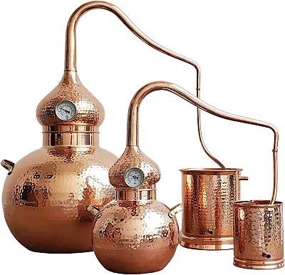 5 Gallon Pure Copper Alembic Still For Whiskey Moonshine Essential Oils • $476.51