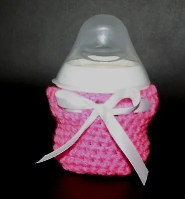 Handmade Crochet Baby Bottle COVER / PERSONALIZED  • £4.57