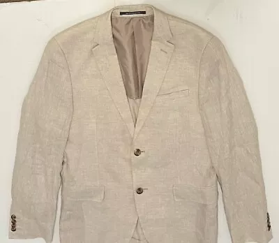 H&M Blazer Mens 42R Linen Slim Fit Sport Coat 2 Button Breathable Jacket Blazer • $39.99