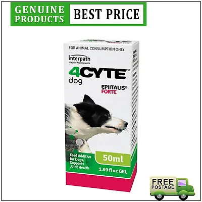 4Cyte Canine Epiitalis Forte Gel For Dogs 50 Ml For Joint Support • $47.92