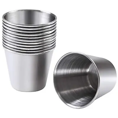 12 Pieces Stainless Steel Shot Cups Stainless Steel Shot Glass Drinking Tumbler  • $18.90