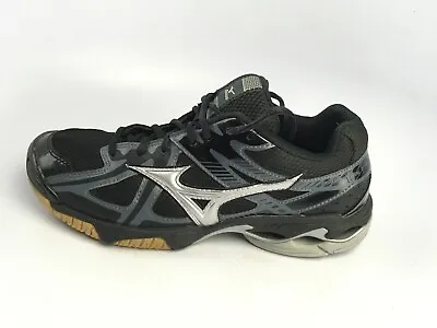Mizuno Wave Bolt 4 Womens Size 10 US Volleyball Shoes Sneakers Black Silver • $18.74