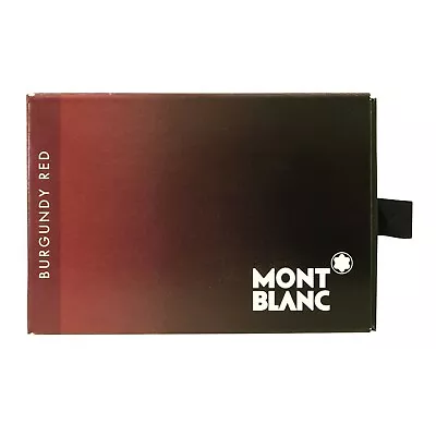 Montblanc New Burgundy Red Ink Cartridges Refill • $19.86