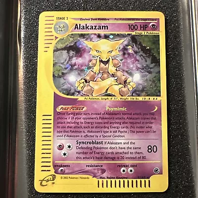 Alakazam 1/165 Holo Pokemon Expedition E-Reader Card • $72