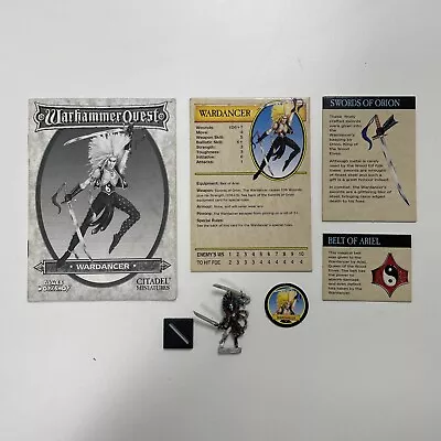 Games Workshop Warhammer Quest Wardancer No Box Character 1995 Complete • £69.95