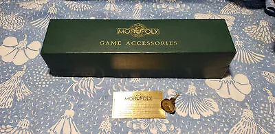 1991 Collector's Edition Franklin Mint Monopoly Accessory Box Plaque Drawer Pull • $29.99