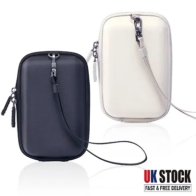 Hard Shell Compact Digital Camera Case For Canon PowerShot Panasonic Lumix SONY • £6.99