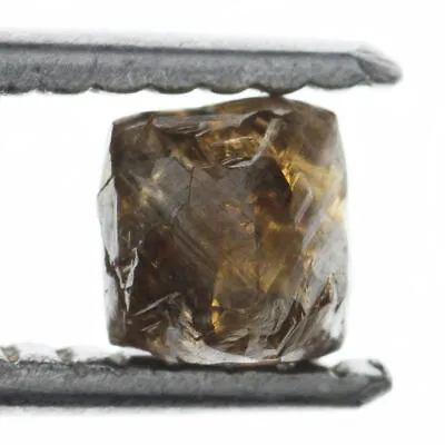 Octahedron Rough Natural Loose 0.88 Carat Light Brown 5.76X4.38X4.14MM Diamond • $39