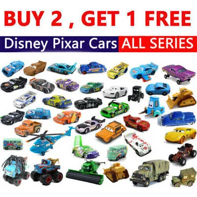 Disney Pixar Cars And Plane Lightning McQueen Mack Hauler Truck & Car Set Toys • $12.59