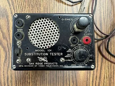 Substitution Tester For Radion Tubes • $20