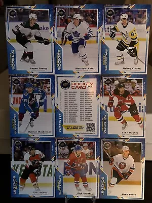 2024 National Hockey Card Day Hockey Life Exclusive Retail Sheet Uncut Cooley • $5.81