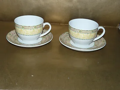 £3.99 • Buy Wedgwood Home Florence Set Of 2x Tea Cups And Saucers (1)