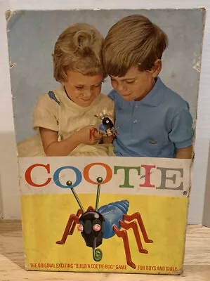 Vintage 1949 Schafer The Original Build A Cootie Bug Game - Great Vintage Piece • $19.90