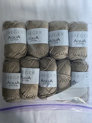 JAEGER AQUA Cotton Yarn 10 X 50g • £40