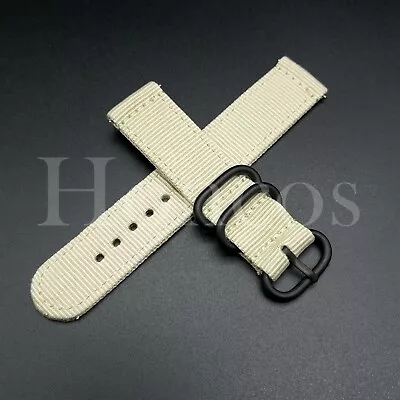 18 20 22 MM Green Nylon Canvas Watch Band Strap Quick Release Fits For Timex • $12.99