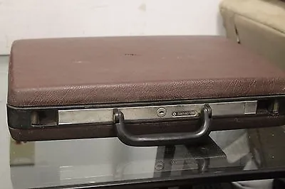 Vintage Samsonite Signat Briefcase Hardshell Laptop Attache Case No Key Brown US • $31.97