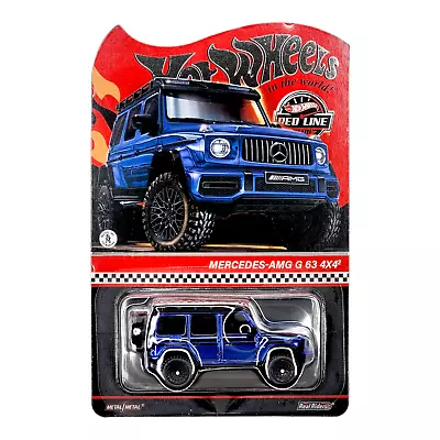 HOT WHEELS Mercedes-AMG G 63 4×4² RLC Exclusive Red Line Club HMY21 2024 • $39.99