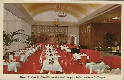 Meier & Frank's Aladdin Restaurant Lloyd Center Portland OR Oregon Interior N355 • $11.99