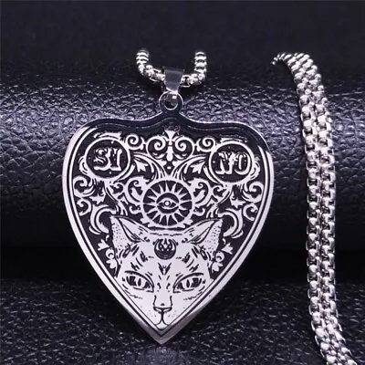 Men's Vintage Stainless-Steel Love Pendant Lucky Necklace Jewelry Wholesale • $12.99