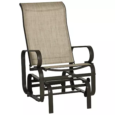 Patio Gliding Lounger Outdoor Rocking Chair For Patio Porch Garden Backyard Pool • $89.43