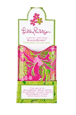 LILLY PULITZER Luscious POUCH Cell Phone Case IPod Touch Blackberry Curve NWT  • $8.55