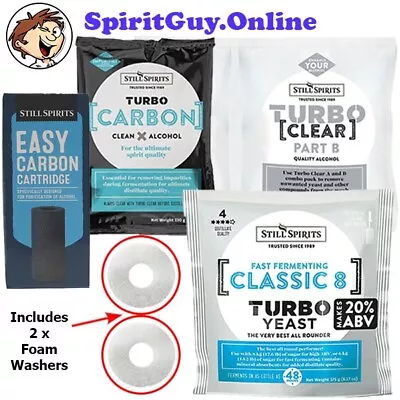 Classic 8 Turbo Yeast Ultimate Combo Pack By Still Spirits • $26.50