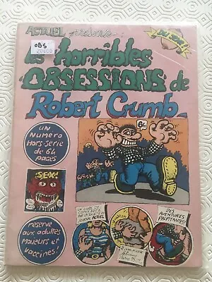 The Obsessions Of Robert Crumb FRENCH Comic Book - R.Crumb Zap Comix • £12