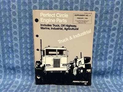 1960-1986 Perfect Circle Engine Parts Catalog Supplement Truck Tractor Marine • $12.99