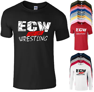 Ecw Pro Wrestling T Shirt Wcw Wwf Wwe Aew Ufc Mens Childrens Women Kids Tee Tops • £19.99
