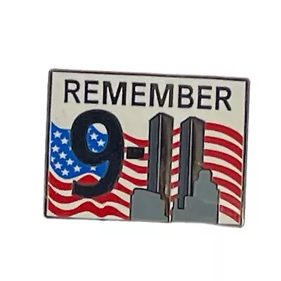 Remember 911 Los Angeles Police Protective League LAPPL Enamel Hat Lapel Pin • $9.95