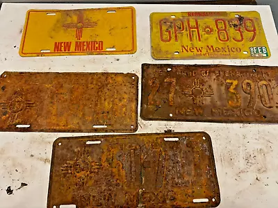 Lot Of 5 Vintage New Mexico License Plates • $0.99