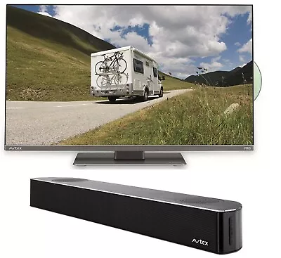 Avtex M249drs Pro 21.5  12/24v Full Hd Tv Dvd Hd Satellite Freeview + Soundbar • £559.99