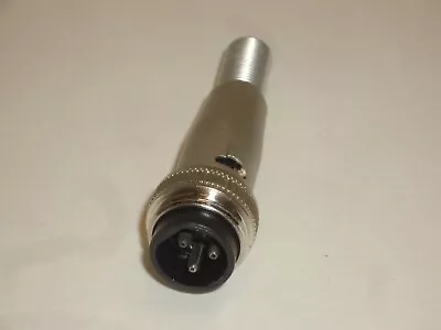 SWITCHCRAFT SL413M (2513M) 3 PIN SLIM DIN MALE MICROPHONE JACK W/o COUPLER RING  • $19.95