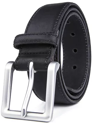 Men's Leather Casual Belt For Jeans Khakis Dress Belt For Men 1.5  Width • $13.99