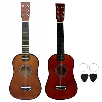 23” Mini Acoustic Guitar Wood Beginner Pratical Small Toy Guitarra For Kids Gift • $28.99