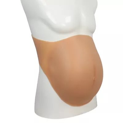 S/M/L Size Artificial Pregnancy Fake Belly Baby Bump Silicone Prosthetics Tummy • £136.80