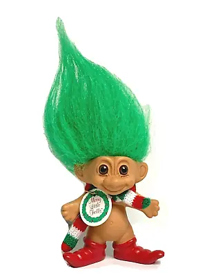 RUSS Mini Christmas Troll Doll 3  Tall Merry Little Trolls • $12.95