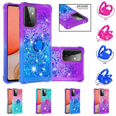 For Google Pixel 8A 8 8 Pro 7A Shockproof Glitter Finger Ring Holder Case Cover • $16.79