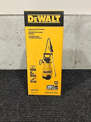 DeWalt 190612 2 Gal. Manual Pump Sprayer - New • $35.97