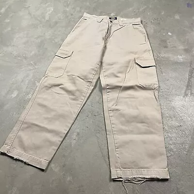 Vintage Wide Leg Y2K Cargo Pants 90s Utility Skater Raver Men’s 30x29 Baggy • $34.99