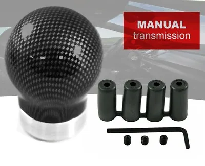 Gear Shift Knob Manual Carbon For Mercedes Benz E Class W210 W211 W212 • $10.99