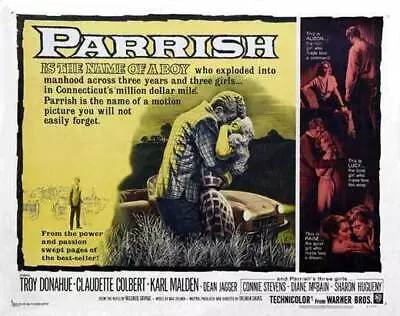 397056 PARRISH Movie Troy Donahue Karl Malden Dean WALL PRINT POSTER US • $13.95