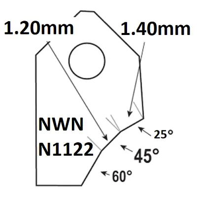 45°-1.20mm.Valve Seat Cutting Carbide Tip BitSERDI NEWEN ROTTLER SUNNEN GOODSON • $18.30