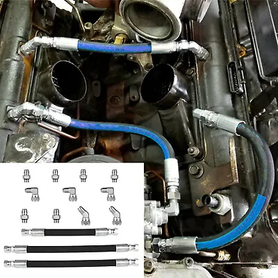 High Pressure Oil Pump Hoses Lines & Crossover Kit For 99-03 Ford 7.3L • $34.99