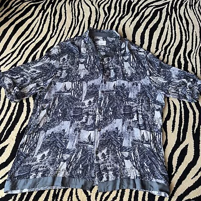 Zara Abstract Printed Shirt Limited Edition Mens Size XL • $49
