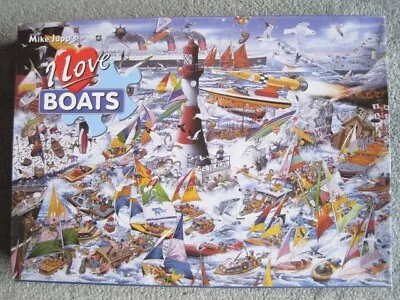 Mike Jupp's I LOVE BOATS - Hilarious Jigsaw - 1000 Pieces • £5.99