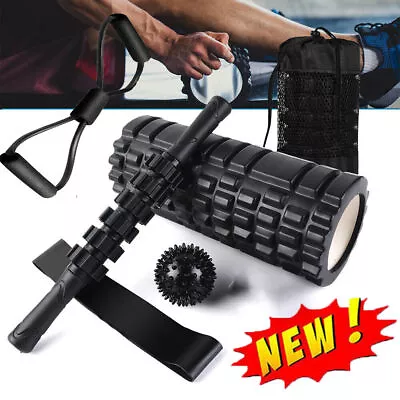6in1 Yoga Massage Roller Foam Roller Ball Spiky Muscle Relief Training Exercise~ • $11.90